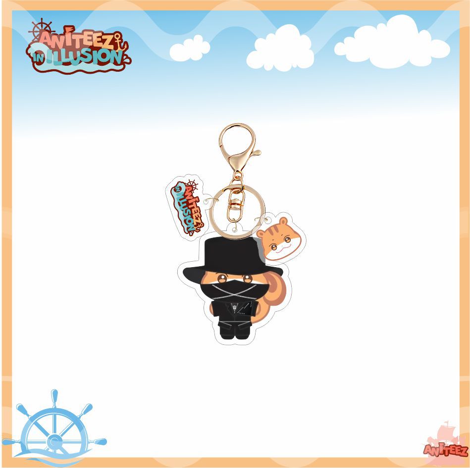 [NEW] Ateez Aniteez Illusion Hat Acrylic Keychain