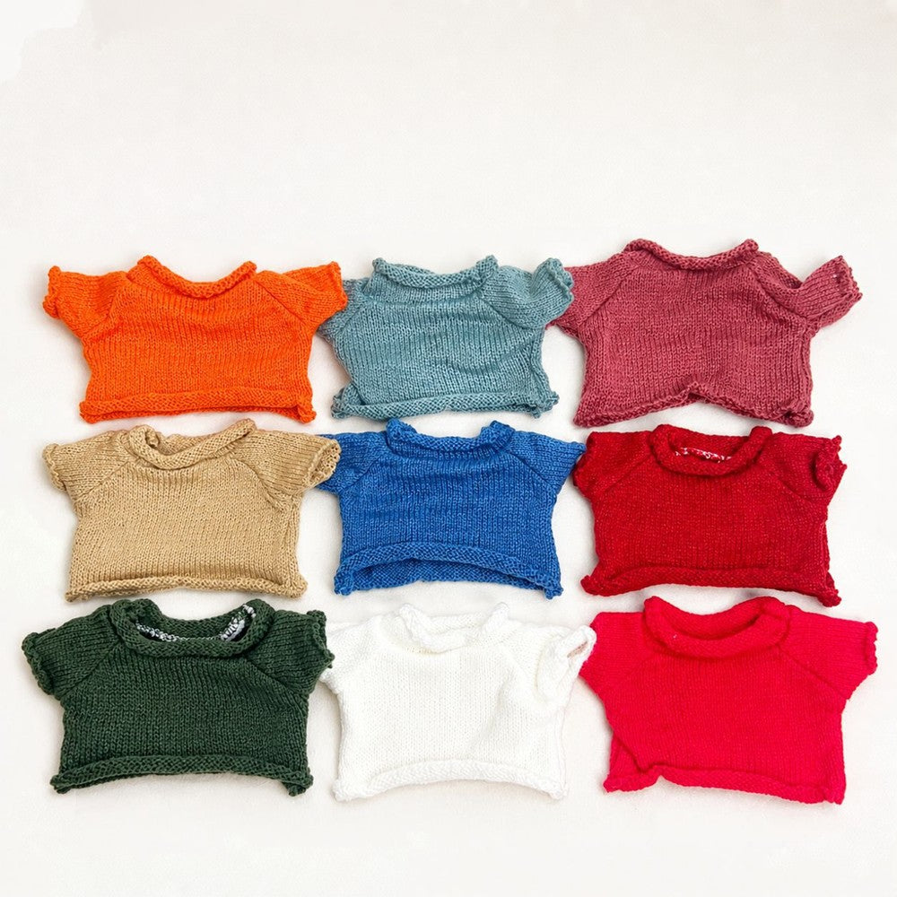 Teddy Rolled-Hem Knit for 30cm Plush
