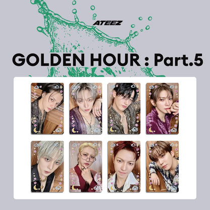 [NEW] Ateez Golden Hour Part 5 Photocards (Set of 8)