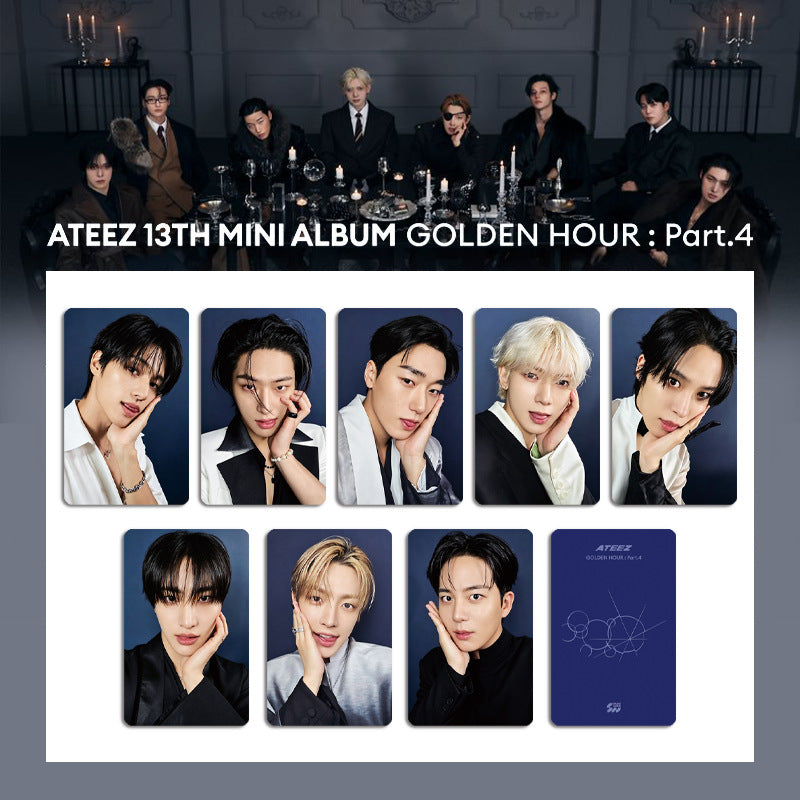 [NEW] Ateez Golden Hour Part 4 Photocard Set
