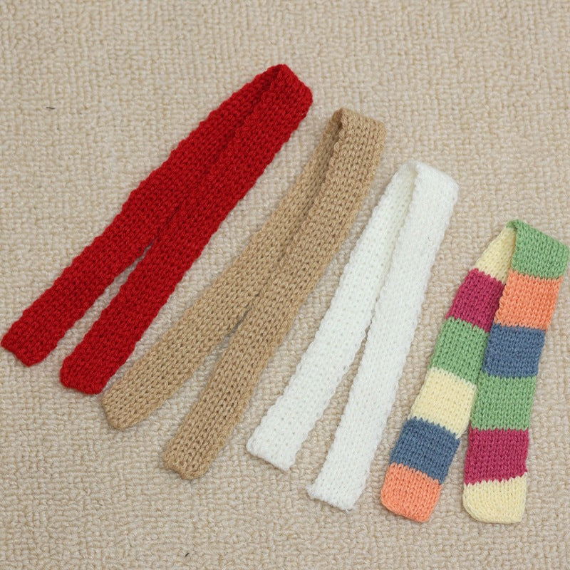 Mini Knit Scarf for 10cm Plush