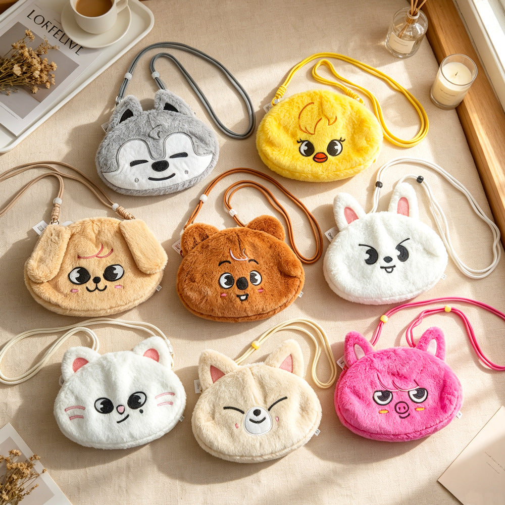 SKZOO Plush Crossbody Bag