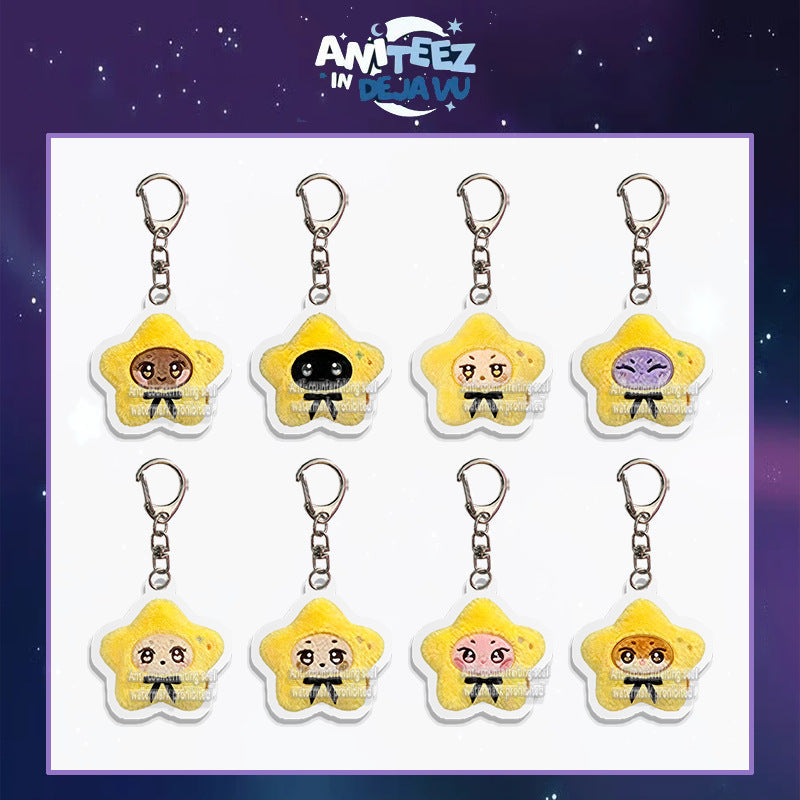 [NEW] Ateez Aniteez In Deja Vu Star Acrylic Keychain