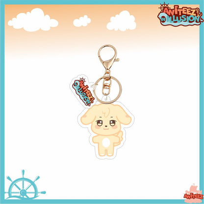 [NEW] Ateez Aniteez Illusion Acrylic Keychain