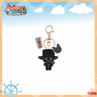 [NEW] Ateez Aniteez Illusion Hat Acrylic Keychain