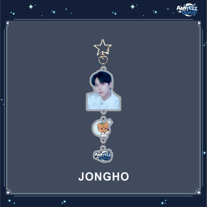 [NEW] Ateez Aniteez In Deja Vu Member Photo Keychain