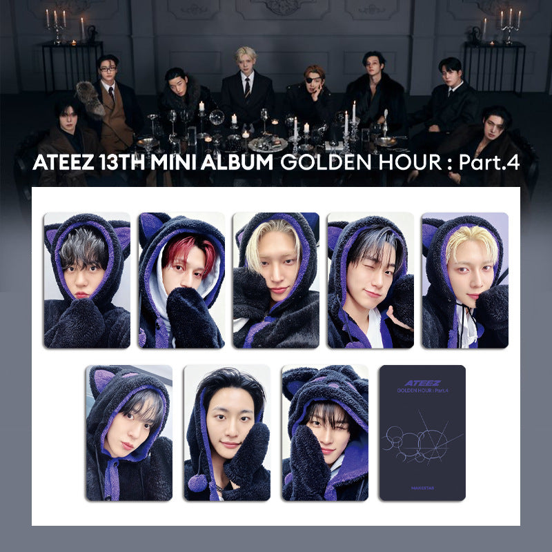 [NEW] Ateez Golden Hour Part 4 Photocard Set