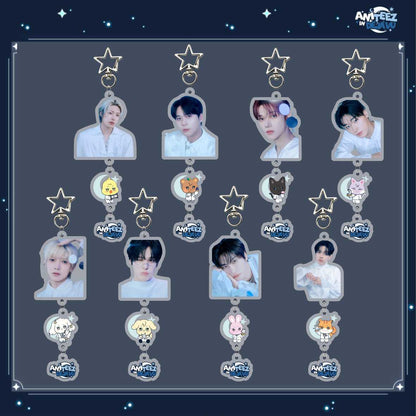 [NEW] Ateez Aniteez In Deja Vu Member Photo Keychain