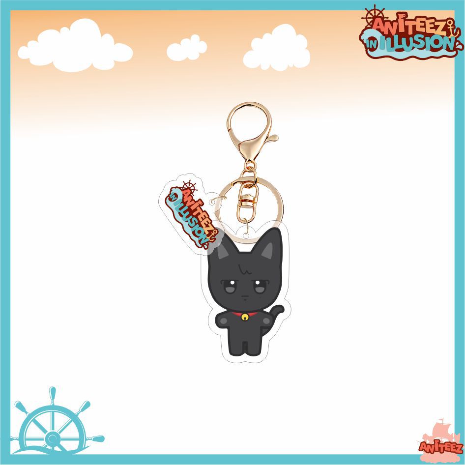 [NEW] Ateez Aniteez Illusion Acrylic Keychain