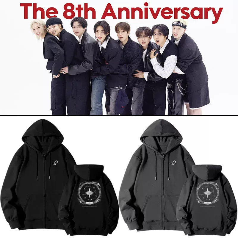 SKZ 8th Anniversary - STAY Star Light Zip-Up Hoodie