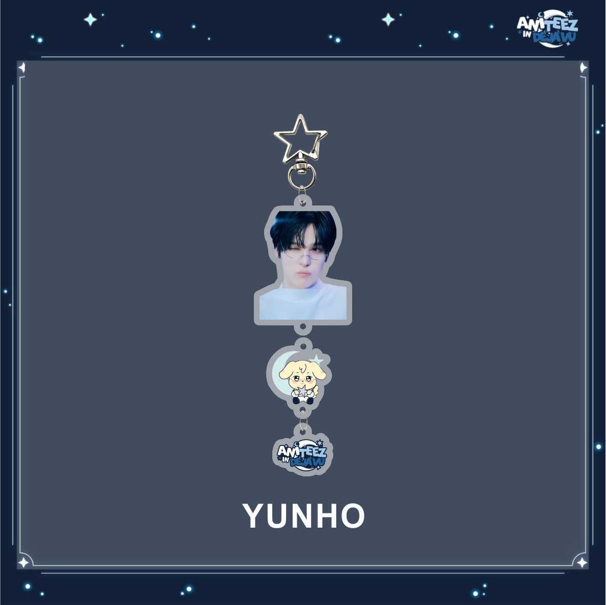 [NEW] Ateez Aniteez In Deja Vu Member Photo Keychain