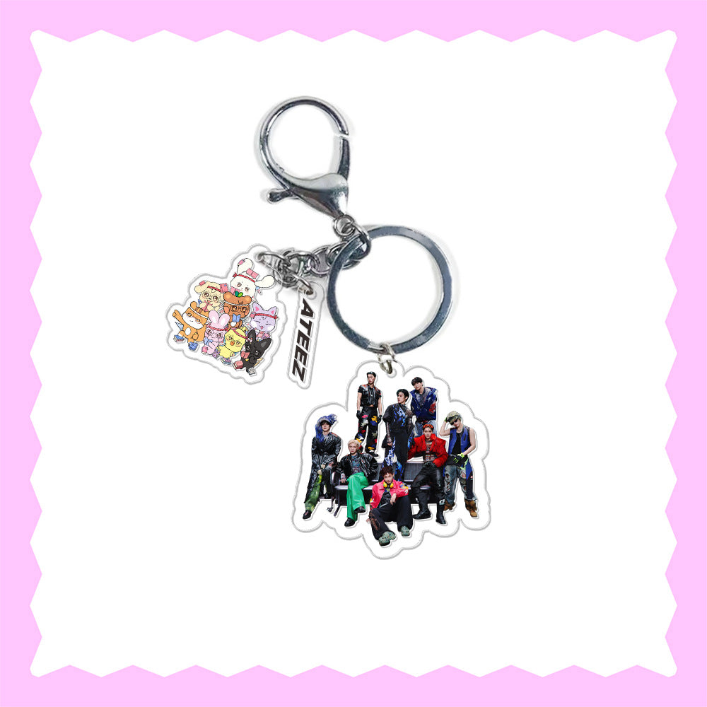 [NEW] Ateez Golden Hour Part 5 Acrylic Keychain