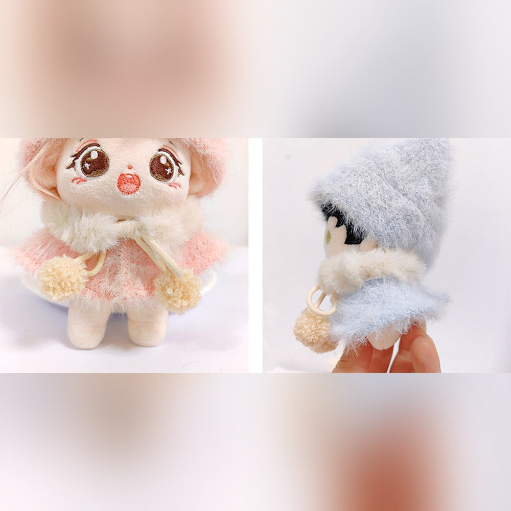 Hooded Cape & Hat Set for 10cm Plush