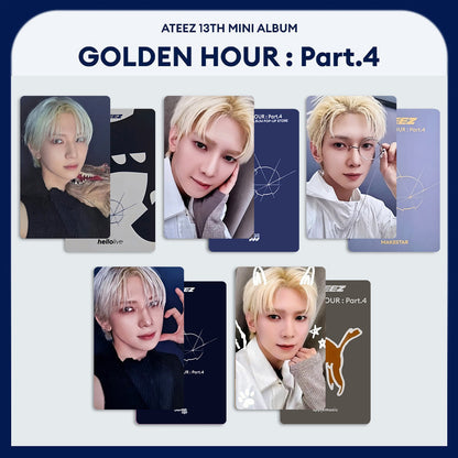[NEW] Ateez Golden Hour Part 4 Photocards (By Member)