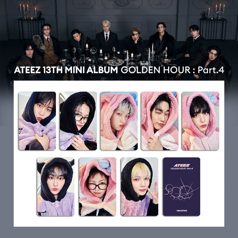 [NEW] Ateez Golden Hour Part 4 Photocard Set