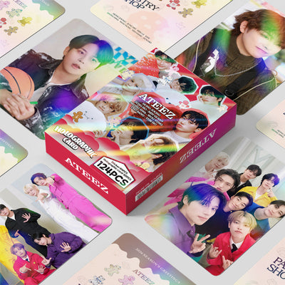 [NEW] Ateez 2026 Season’s Greetings Photocard Stickers 124PCS
