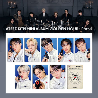 [NEW] Ateez Golden Hour Part 4 Photocard Set