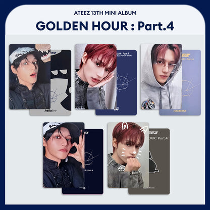 [NEW] Ateez Golden Hour Part 4 Photocards (By Member)