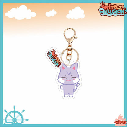 [NEW] Ateez Aniteez Illusion Acrylic Keychain