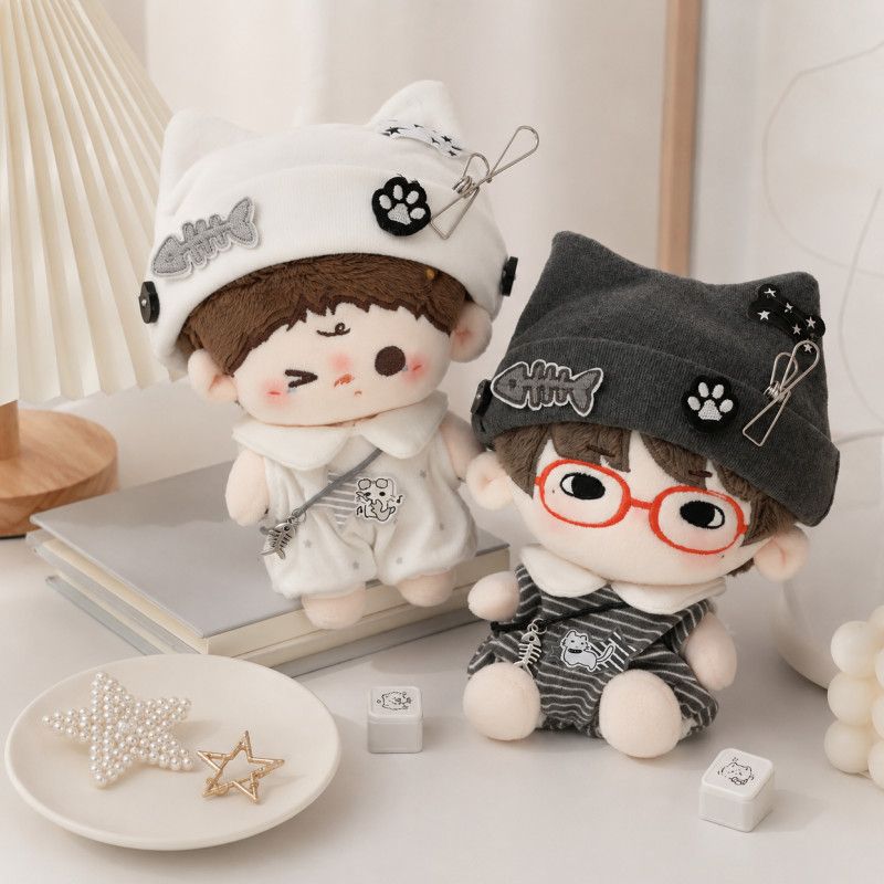 Punk Cat Outfit Set for 20cm Plush
