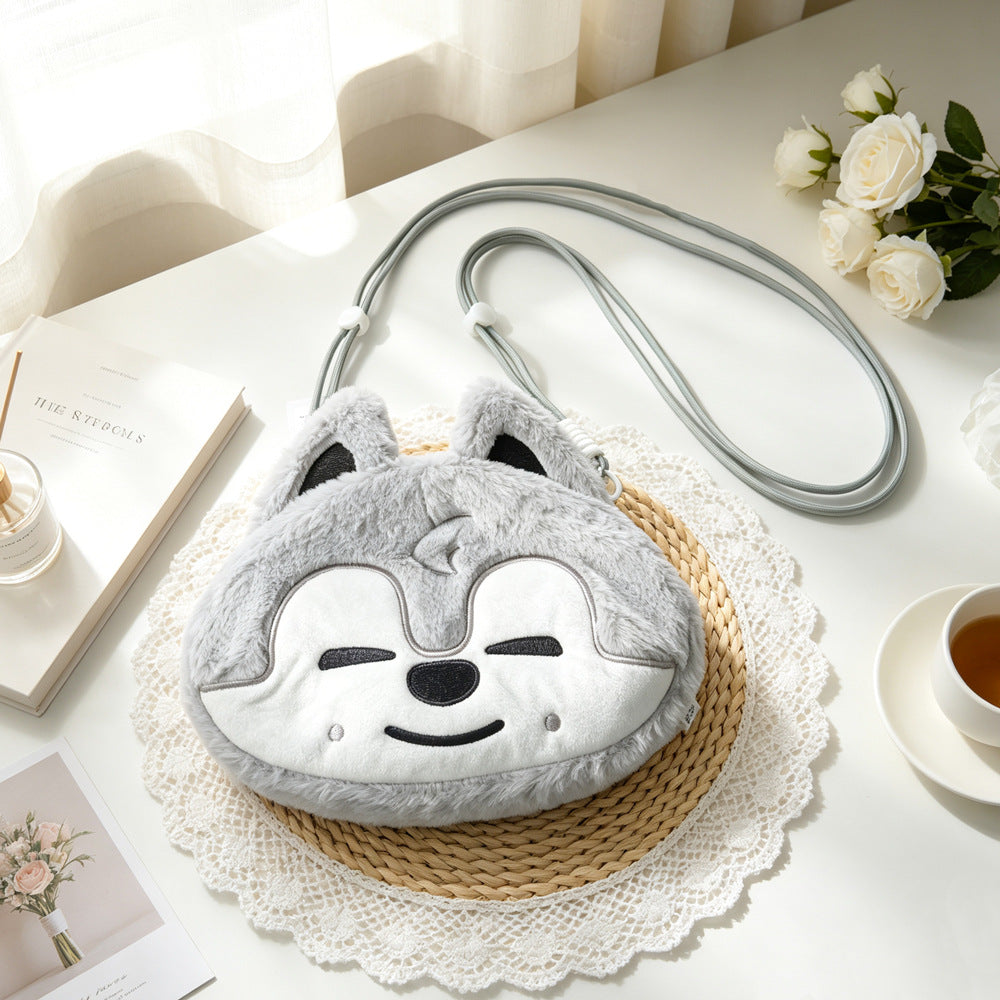 SKZOO Plush Crossbody Bag
