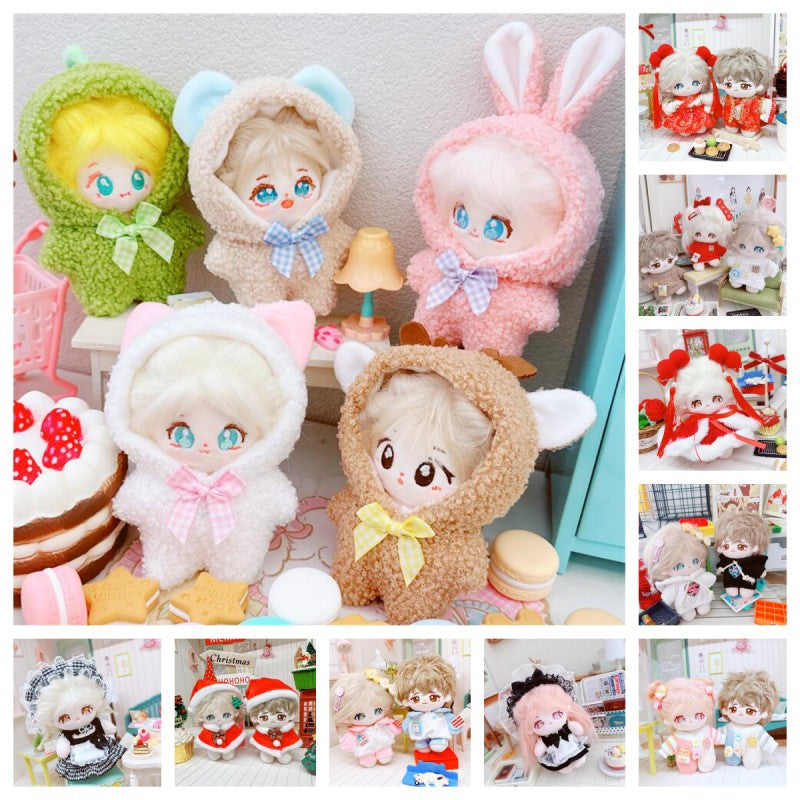 Holiday Romper for 10cm Plush