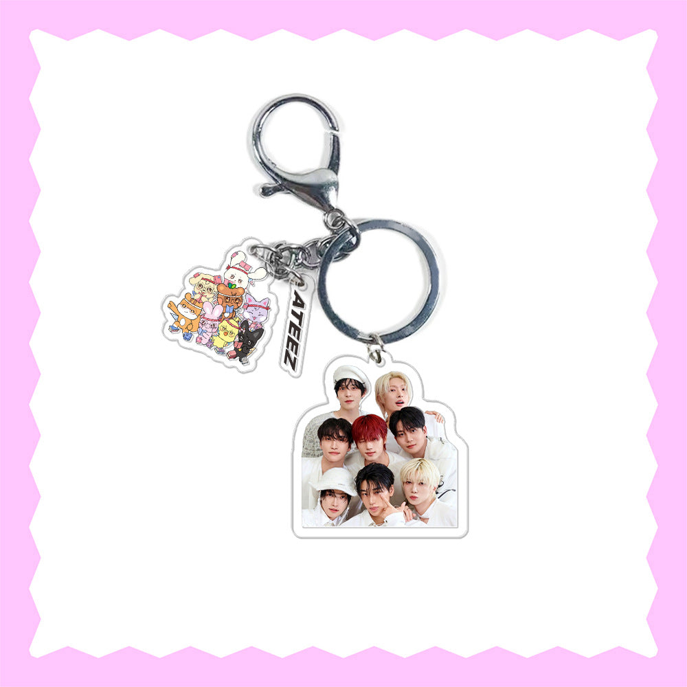 [NEW] Ateez Golden Hour Part 5 Acrylic Keychain