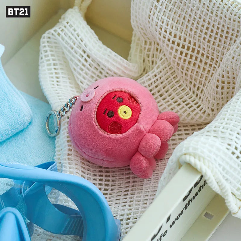 BT21 Marine Plush Keychain