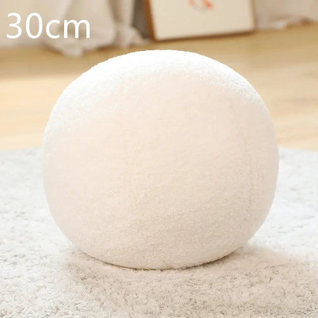 Charming Minimalist Moon Ball Plush Pillow Collection