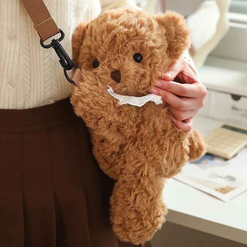 Adorable Plush Teddy Animal Bag