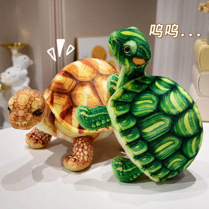 Adorable Realistic Tortise Plush Toy