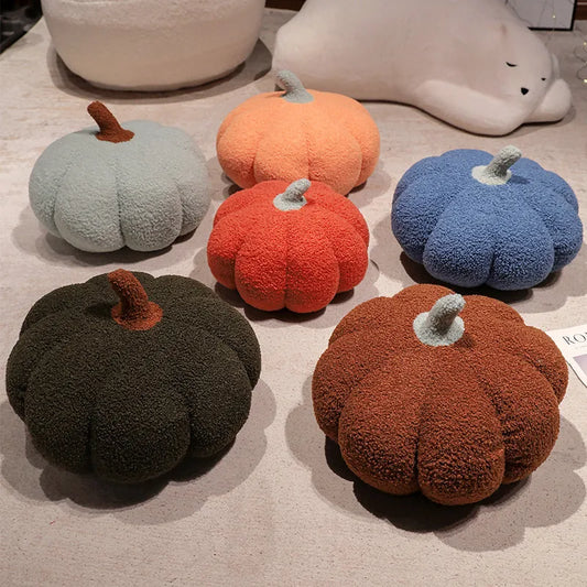 Cozy Autumn Pumpkin Plush Decor