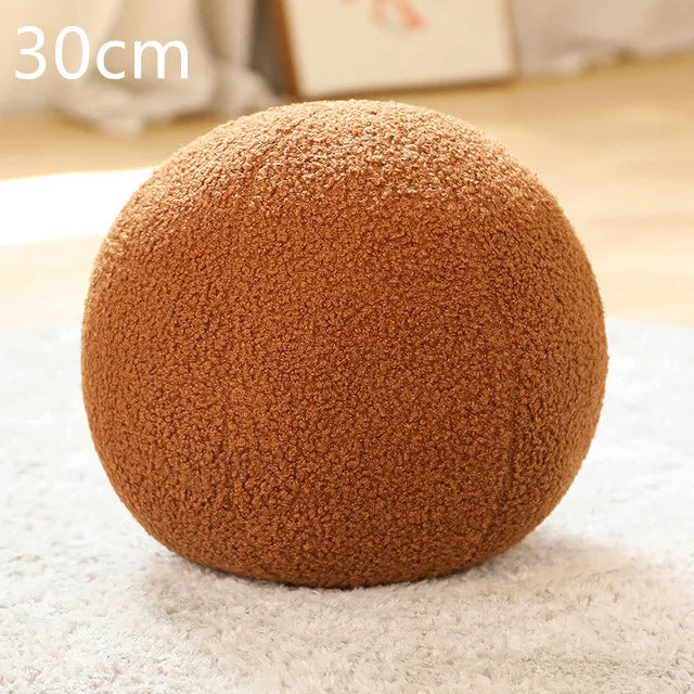 Charming Minimalist Moon Ball Plush Pillow Collection