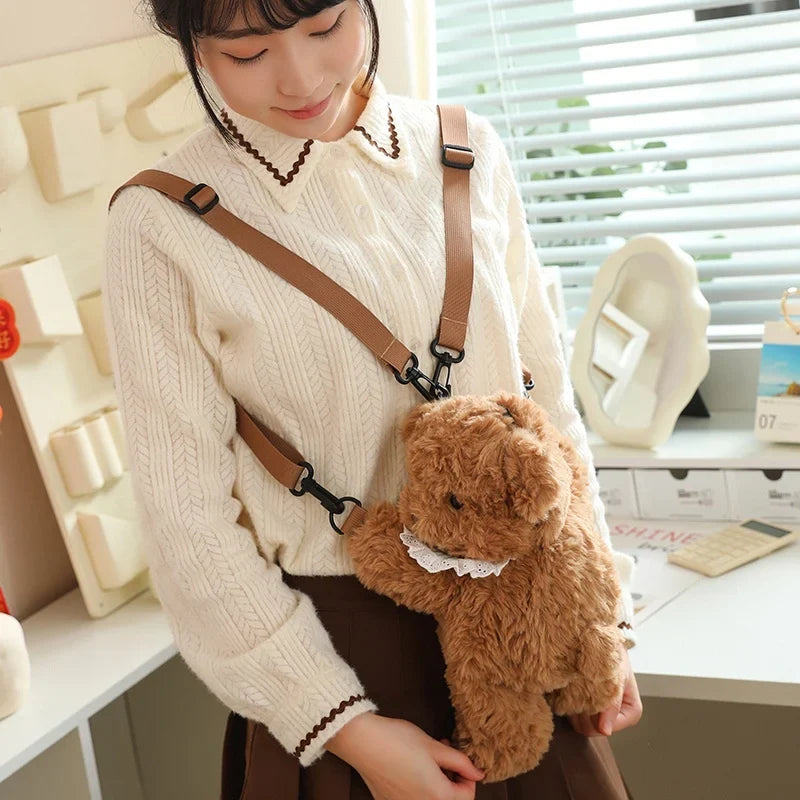 Adorable Plush Teddy Animal Bag