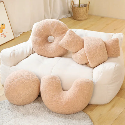 Charming Minimalist Moon Ball Plush Pillow Collection