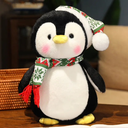 Adorably Cute Christmas Penguin Plush Toy