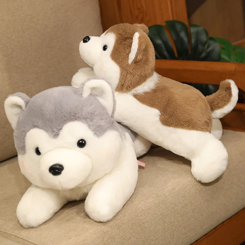 Adorable Soft Plush Husky - Cuddle Up with Cutie!