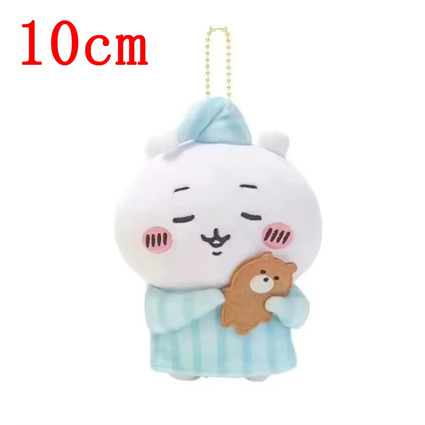 Chiikawa Hachiware Usagi On Bed Pajamas Series Plush Doll