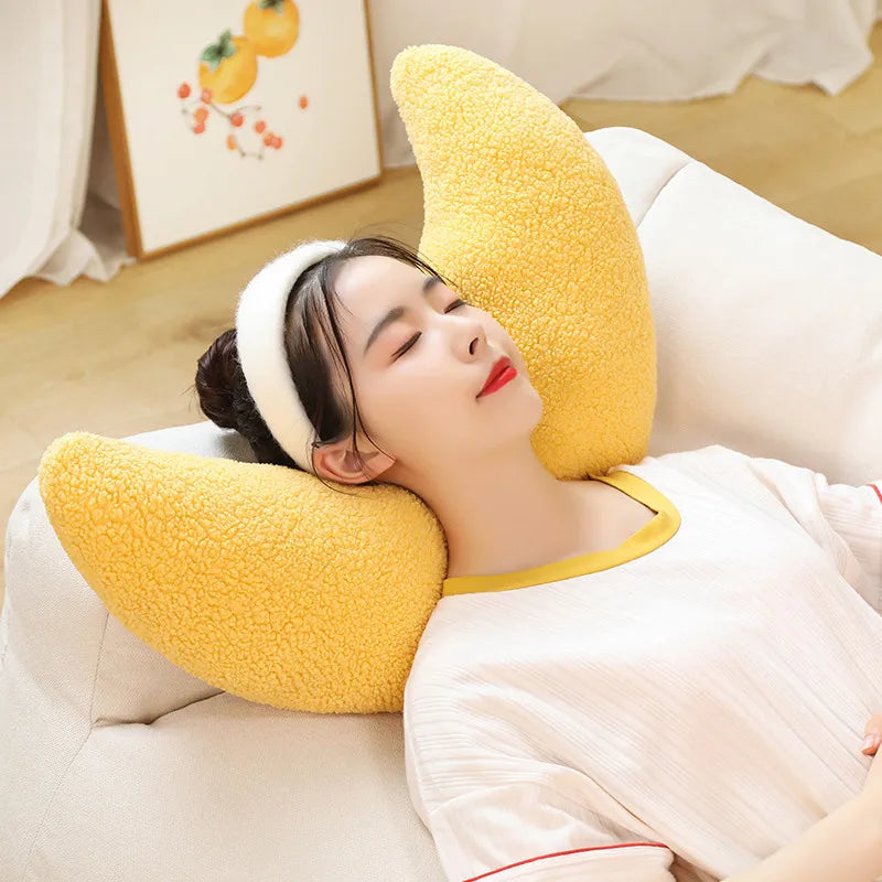 Charming Minimalist Moon Ball Plush Pillow Collection