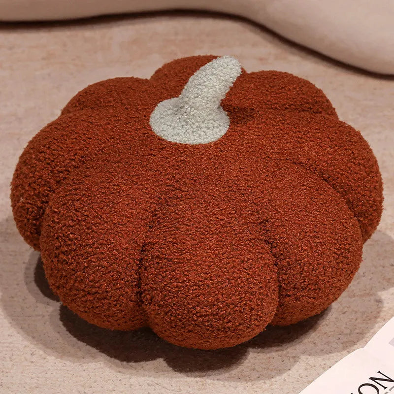 Cozy Autumn Pumpkin Plush Decor