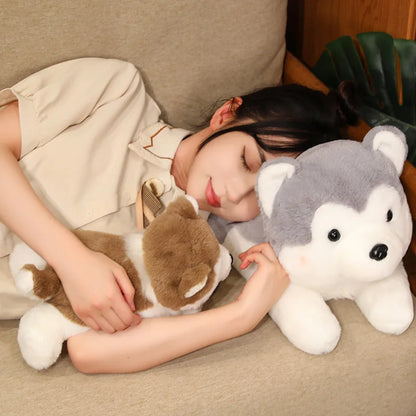 Adorable Soft Plush Husky - Cuddle Up with Cutie!