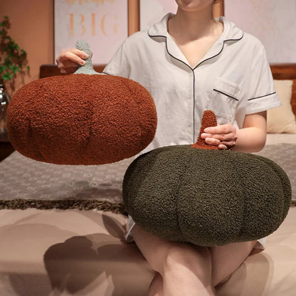 Cozy Autumn Pumpkin Plush Decor