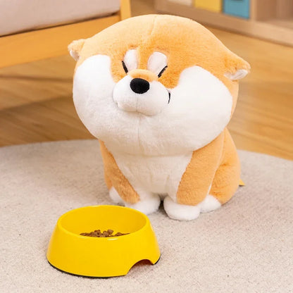 Adorable Kawaii Akita & Shiba Inu Plush Toy