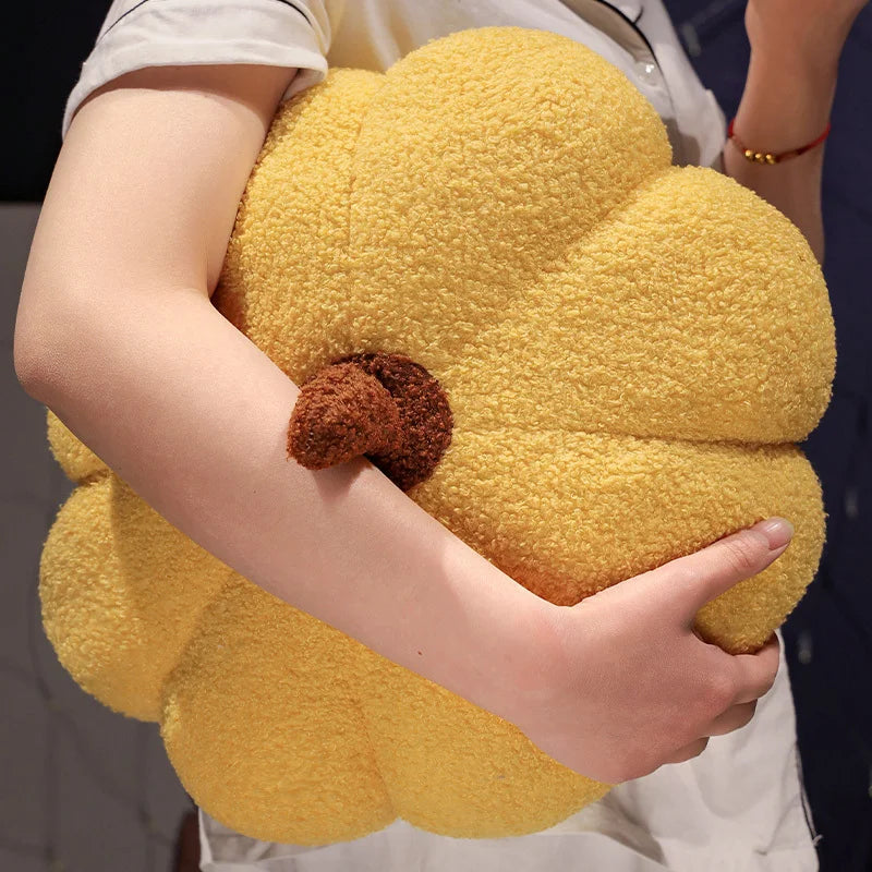 Cozy Autumn Pumpkin Plush Decor