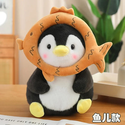 Adorable Kawaii Baby Penguin Plushies Wearing Cute Hats