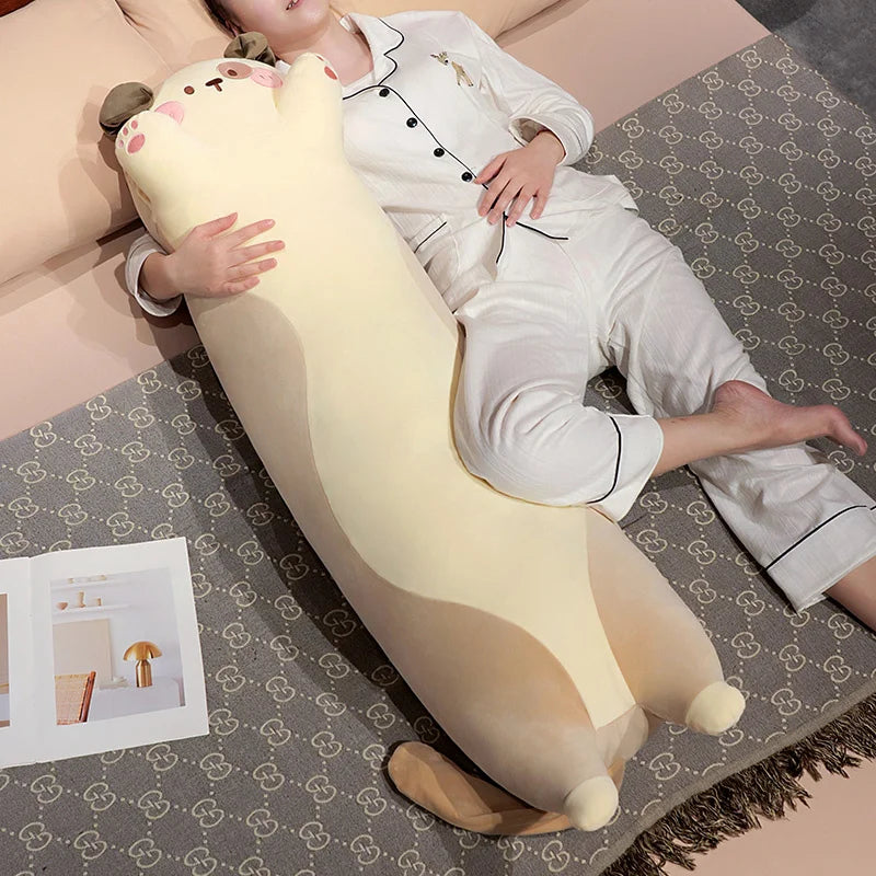 Adorable Long Snuggly Kawaii Dog Plush Toys