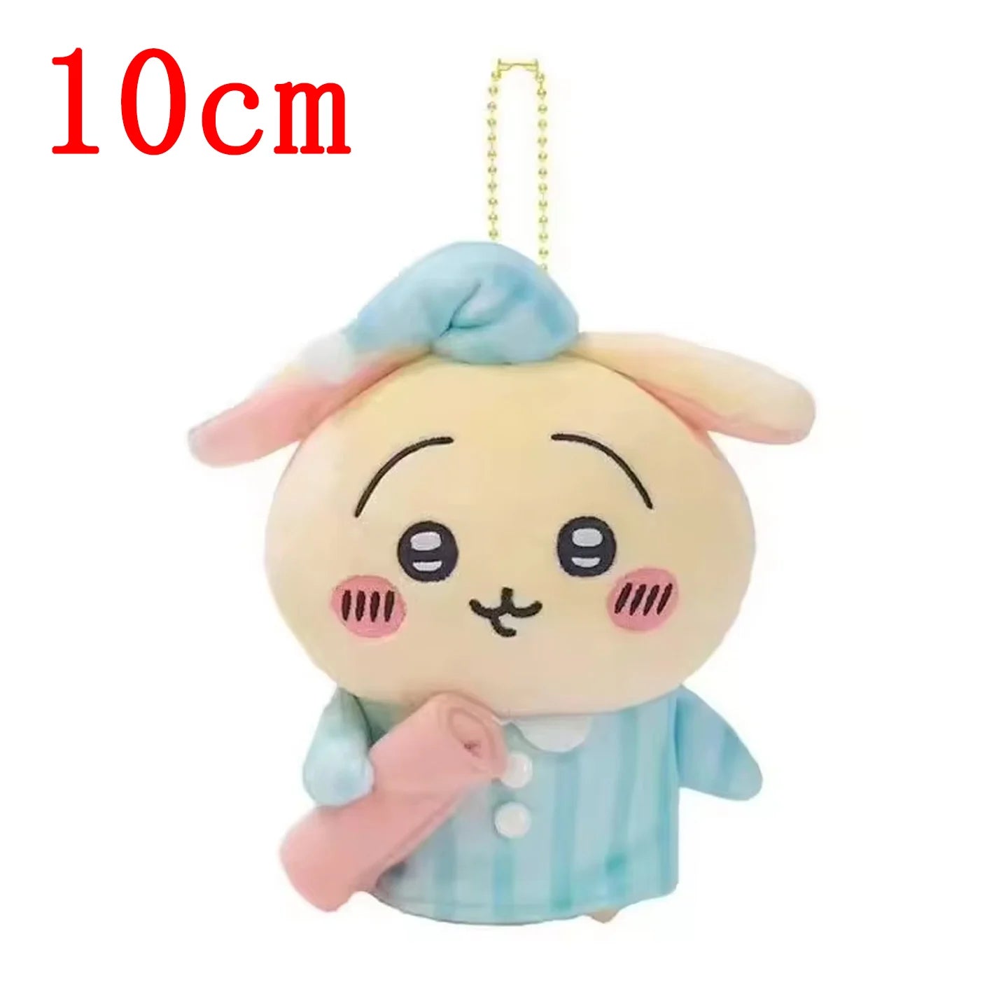 Chiikawa Hachiware Usagi On Bed Pajamas Series Plush Doll