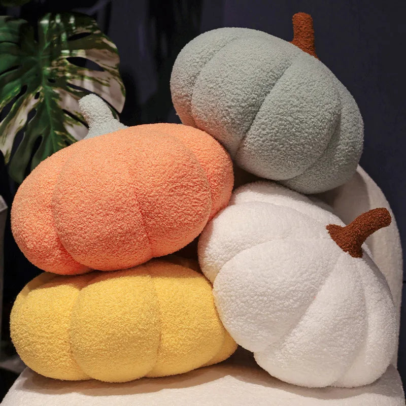 Cozy Autumn Pumpkin Plush Decor