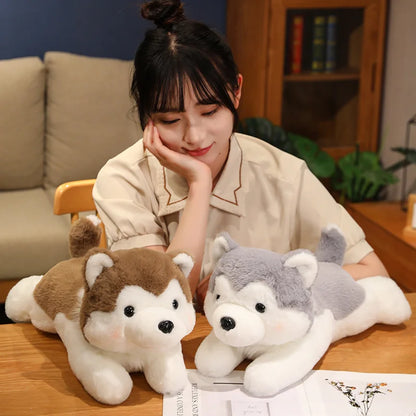 Adorable Soft Plush Husky - Cuddle Up with Cutie!
