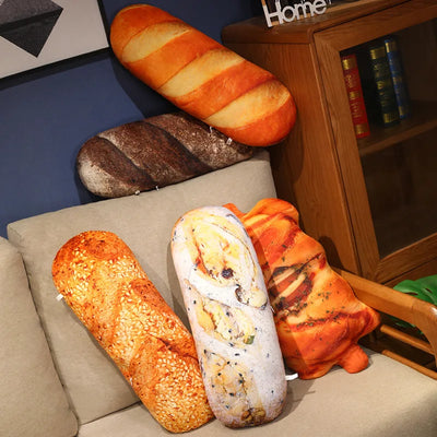 2024 Collection: Adorable Long Baguette Bread Plushies!